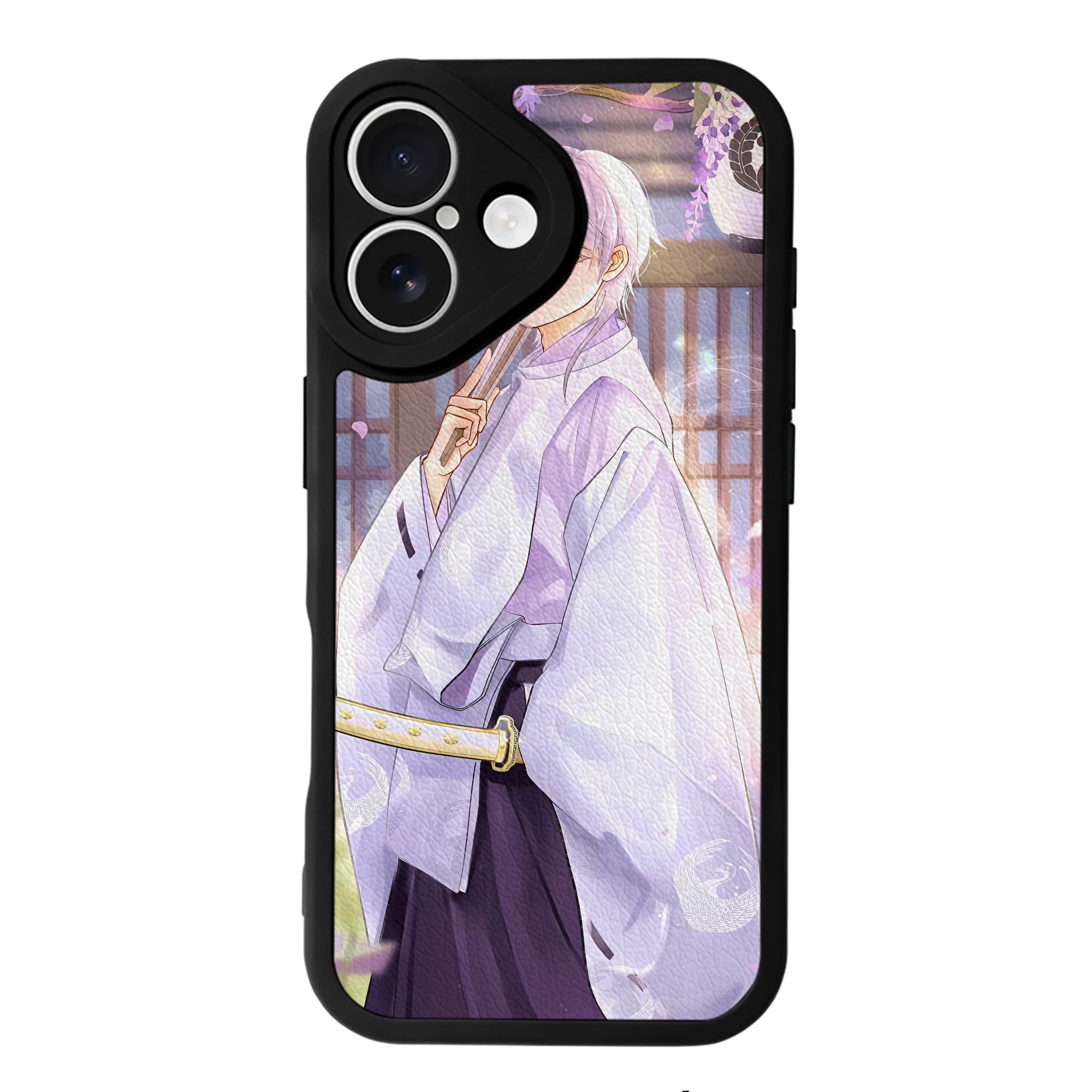（画像用） 刀剣乱舞 Touken Ranbu 【iPhone 16シリーズ対応】シリコンスマホケース（レザー調） 材質：シリコン